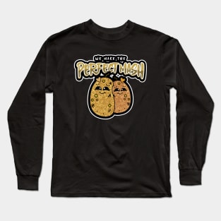 Funny Potato, Healthy Living Veggie Lover Nutrition Long Sleeve T-Shirt